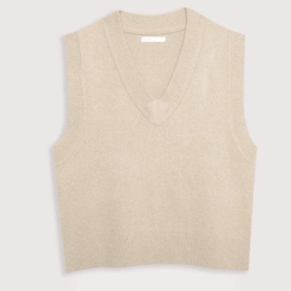 ISO Oak + Fort Heather Oatmeal Sweater Vest